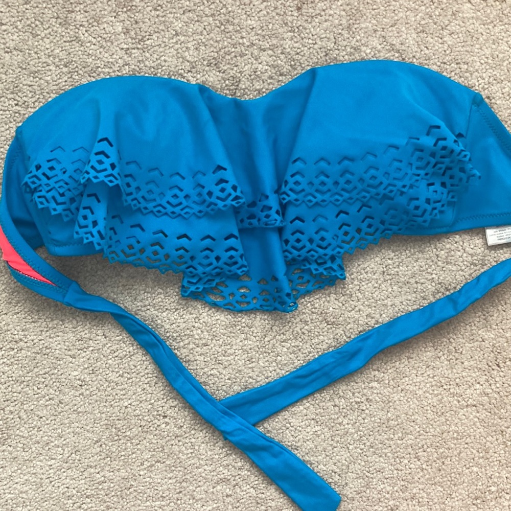 Jessica Simpson blue bandeau top size M